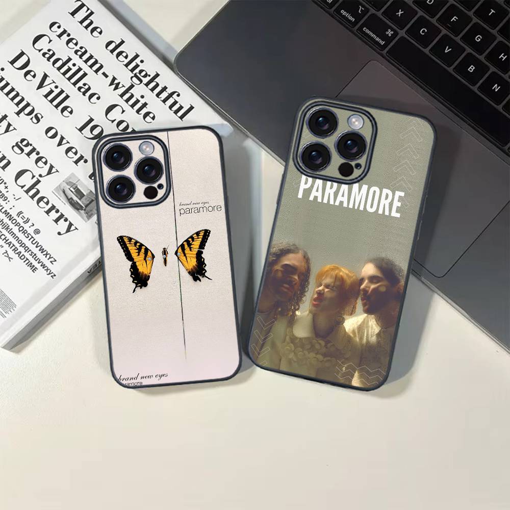 1PC COOL Band P-Paramore Phone Case For iPhone 16 15 14 13 12 17 PRO MAX PLUS Mini TPU Soft to Skin-friendly case