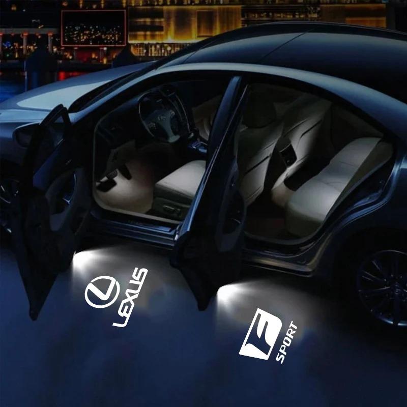 HD Car Led Door Projector Lamp Welcome Light For Lexus F SPORT IS250 IS200 CT200h GS300 LS430 RX450h LX570 IS300 ES300h ERX400h AFJ1