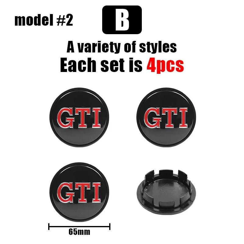 4pcs 56mm 65mm For VW Volkswagen Jetta MK5 Golf Passat Styling 3B7601171 Car Logo Wheel Center Caps Hubcap Cover Car Accessories