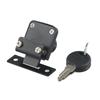 Showcase Cabinet Lock Replacement Sliding Door Spare Parts 2x Key Accessories Black Cabinet Display Glass Door