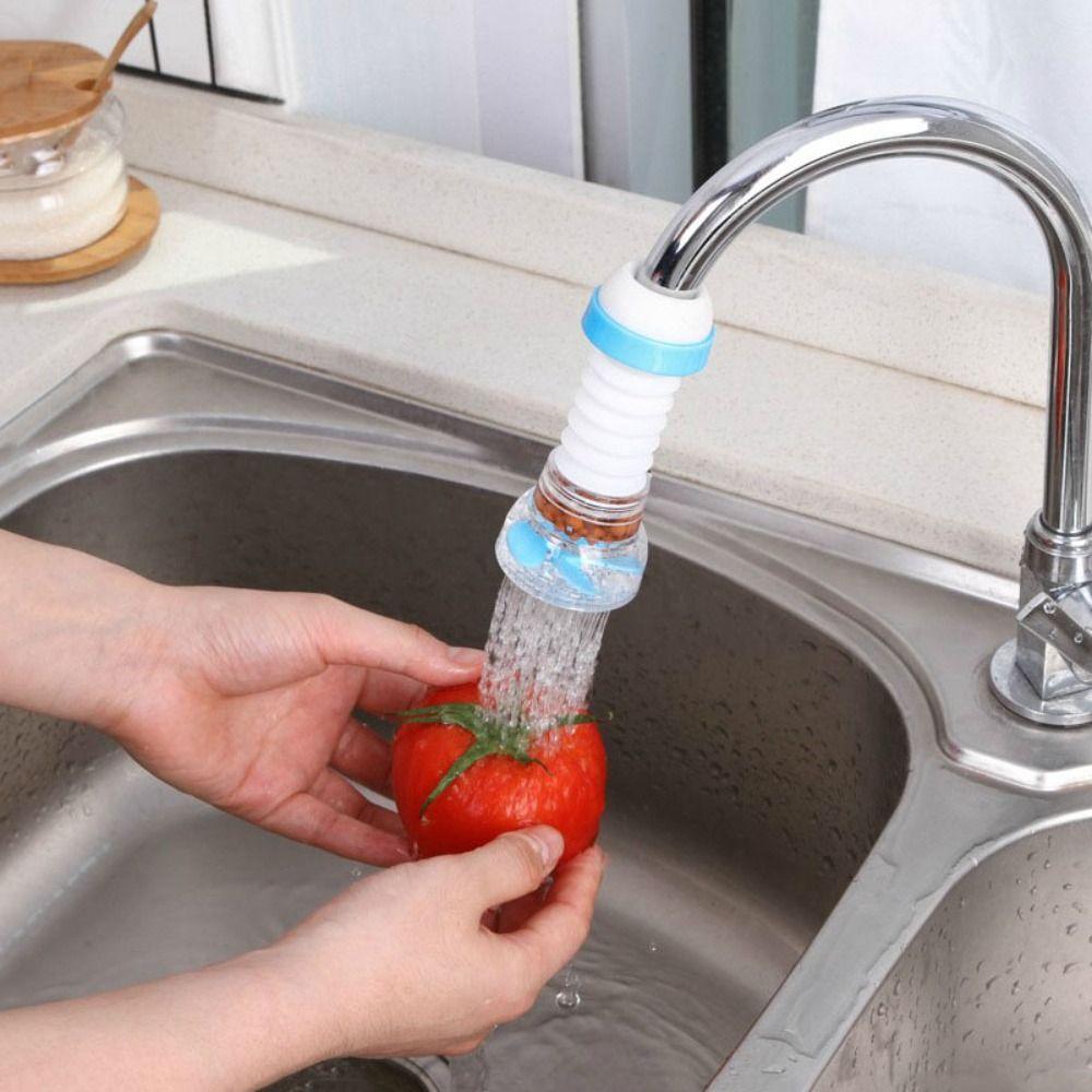 Filter Anti-Splash Rotary Economizer Faucet Nozzle Adapter Faucet Extender Faucet Bubbler