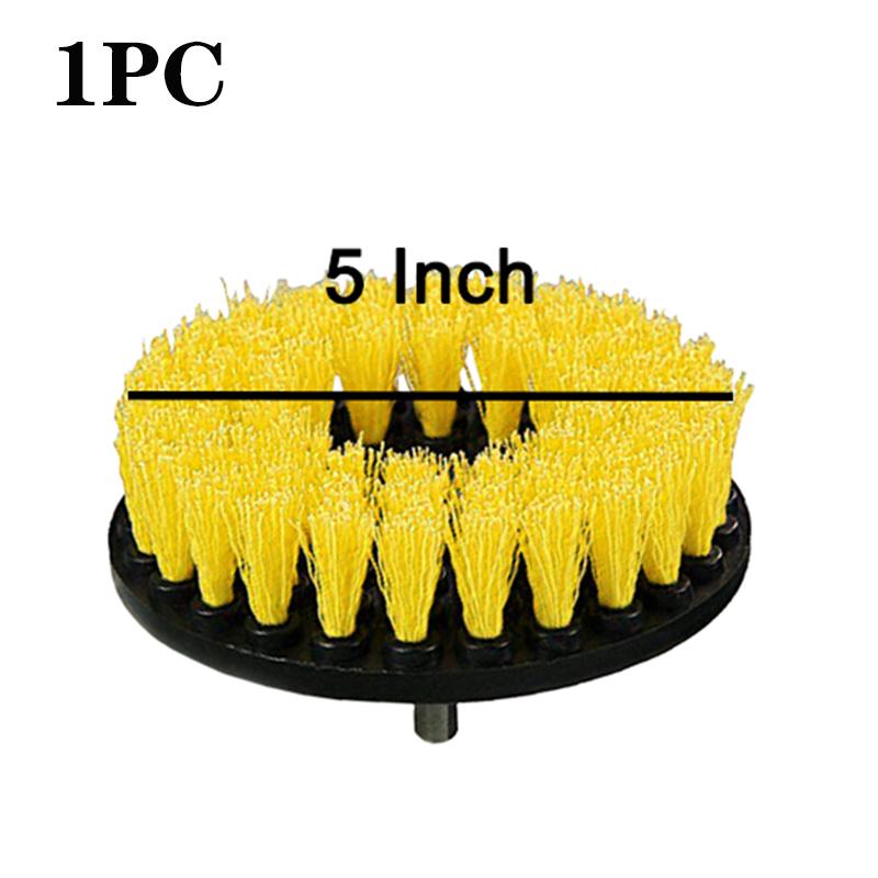 3pcs Universal Electric Drill Brush Head Cleaning Household Tools Floor Tile Polishing Kitchen Bathroom Car Wash Descaling Set