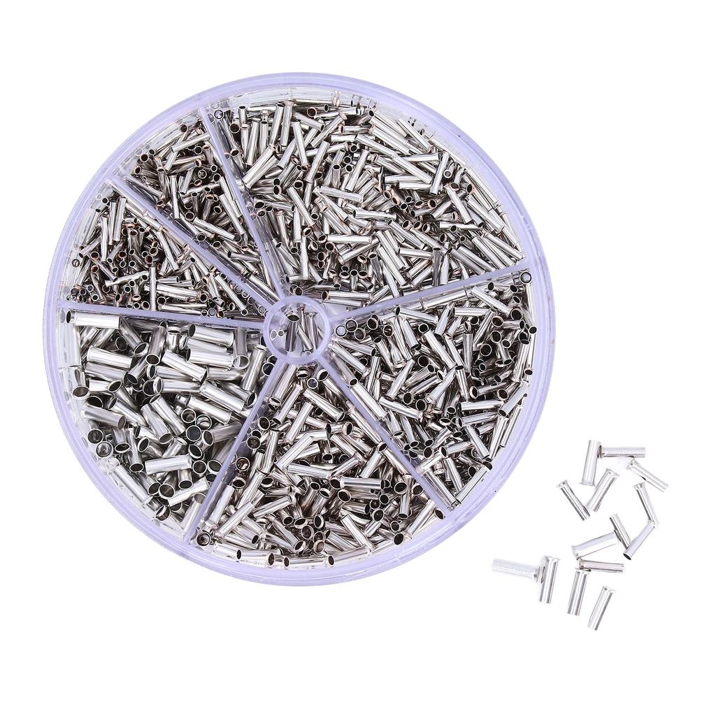 1900 ks neizolovaných krimpovacích konektorů s dutinkami o průměru 0,52,5 mm, 1422 AWG, sada pro kutily