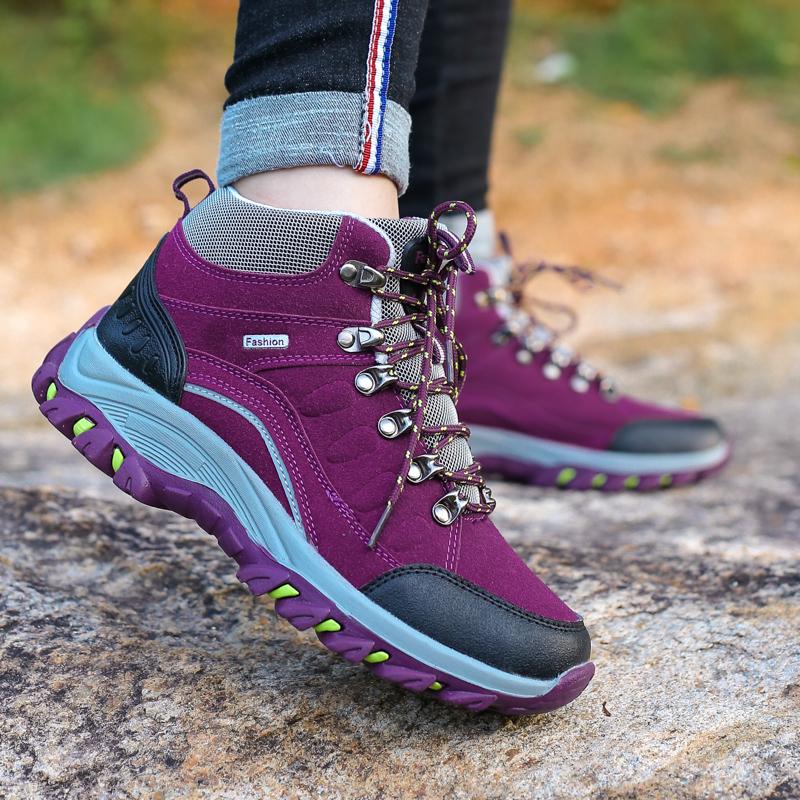 Men's Outdoor Hiking Shoes High -top Waterproof Hiking Boots Sports Shoes