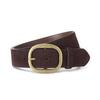2026 High-Quality Women's Day Buckle Leather Belt - Imitation Suede, Reversible PU Cross Suede, Hot Selling