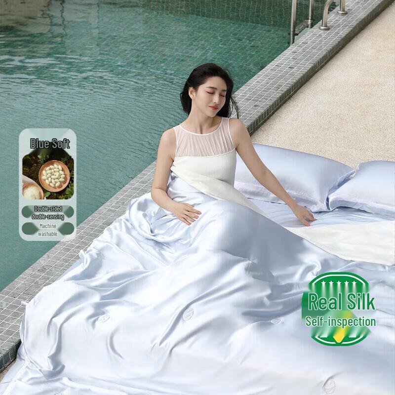 

Mercury Home Textiles Ice Cream Tussah Silk Quilt