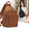 PU Backpack Women's Multi-functional Chest Bag Shoulder Messenger Bag
