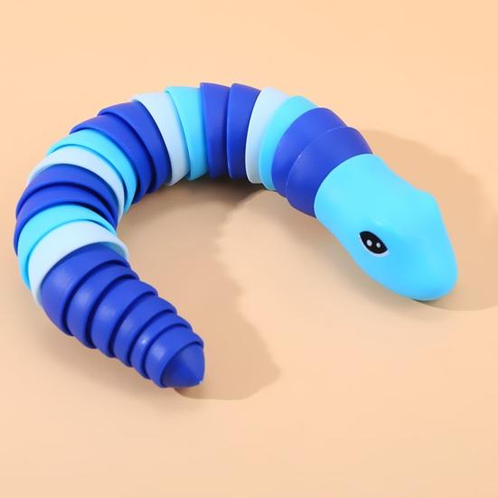 Jucărie Fidget Flexibilă Amuzant Educațional Portabil Reducerea stresului Decompresie Copii Adulti Șarpe Senzorial