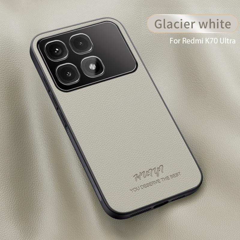 Leather Case for Xiaomi Redmi K70 Ultra K70Ultra Car Magnetic Holder Luxury Silicone Protection Phone Cover RedmiK70Ultra Shell