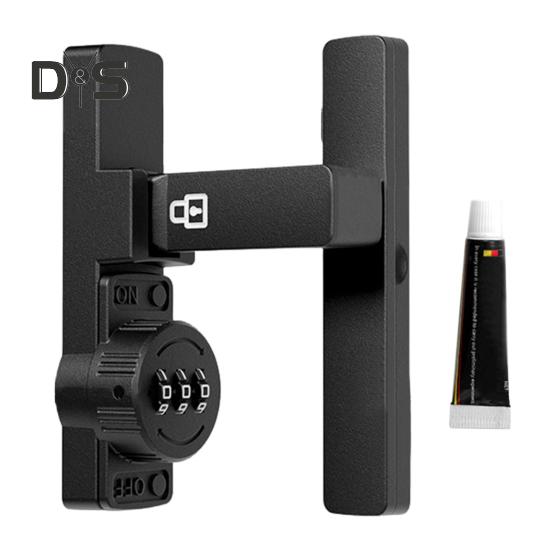 

Замок с защелкой и комбинацией, простая установка, 3-значный пароль без перфорации, бесключевой, раздвижной, поворотный на 90/180 градусов, защелка 90 ° флуоресцентный зеленый