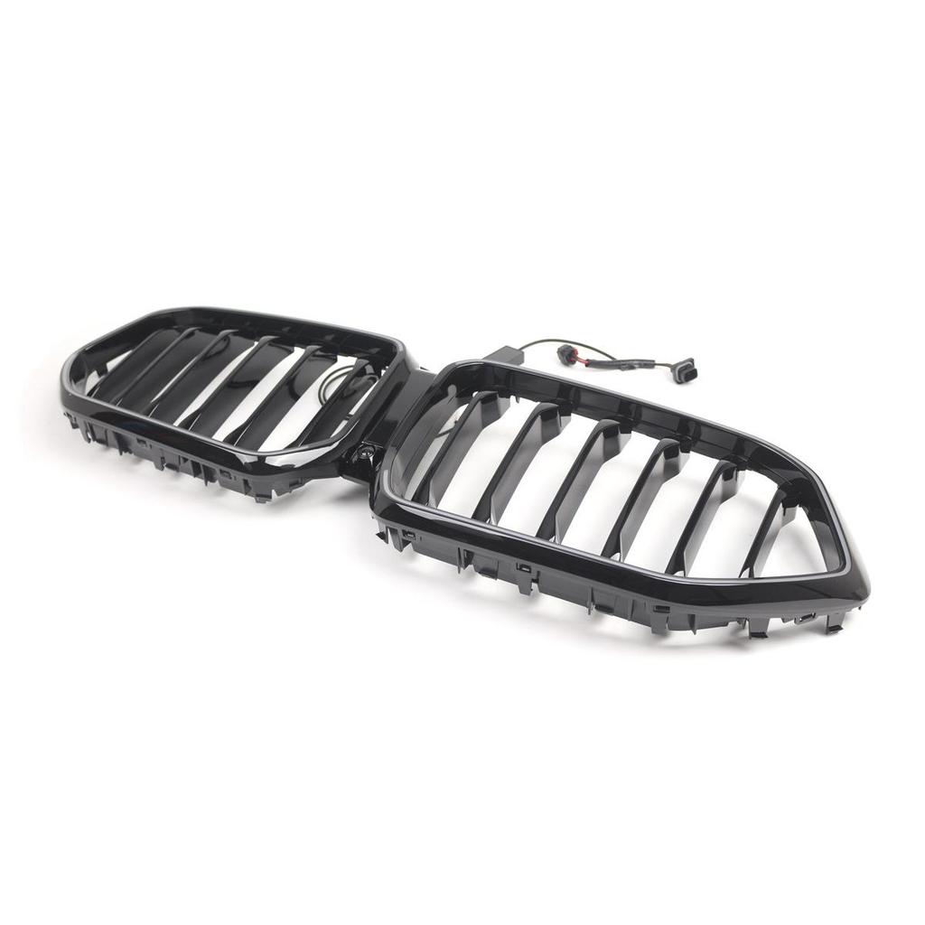 Front Grille with Lights & Air Intake for BMW X6 G06 (2020-2022) - Car Accessory
