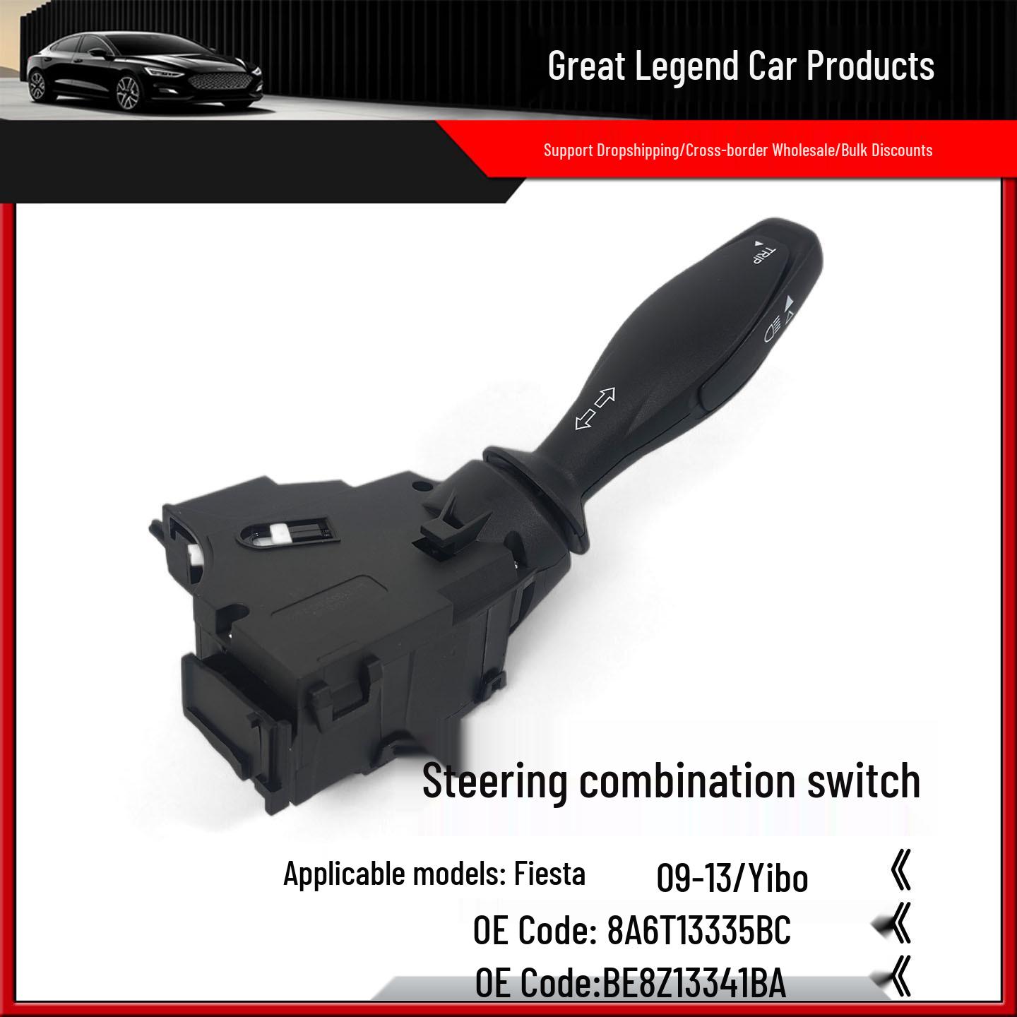 8A6T13335BC/BE8Z13341CA Dimming Light Switch for Ford Fiesta/EcoSport Neutral