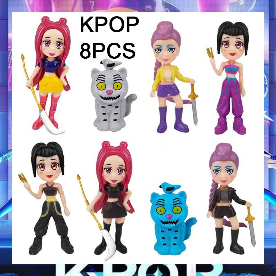 Kpop Dämonenjäger Figur K Pop Dämonenjäger Figuren Huntrix Figuren Spielzeug Derpys Tiger Rumi Mira Zoey Sussy Figur Ornament