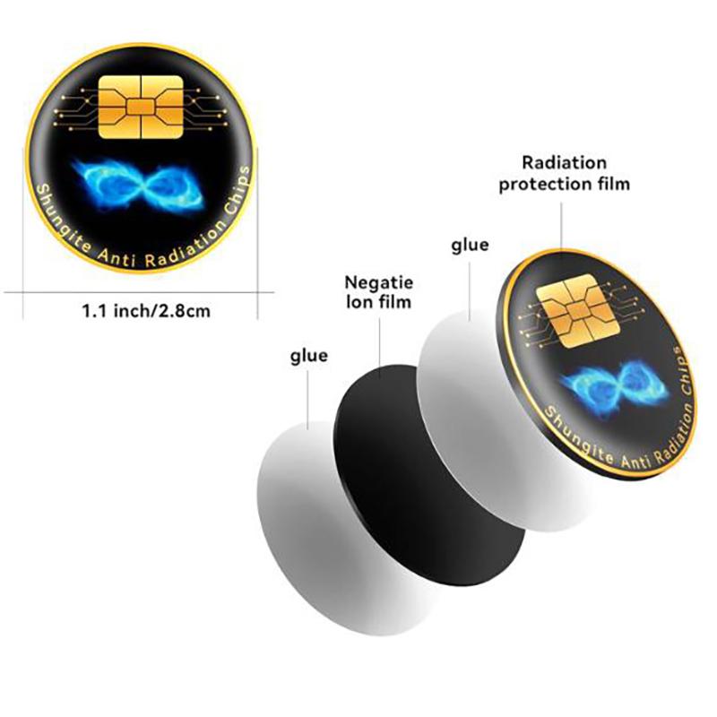 1Pcs Radiation Protection Patch For Mobile Phone Radiation Protection Chip Electromagnetic Shield Anti-Electromagnetic Wave