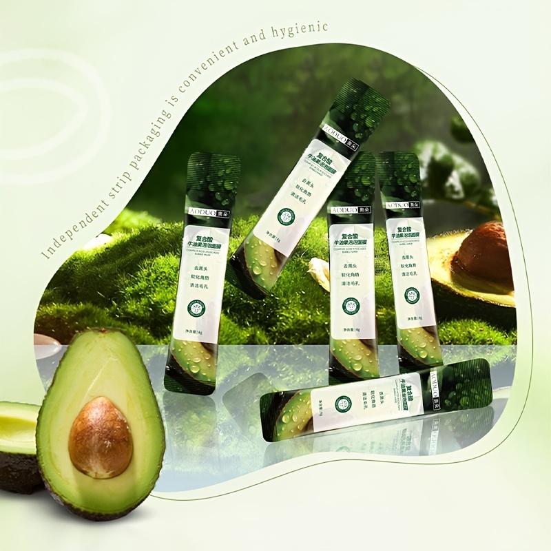 Avocado Bubble Mask Deep Cleansing, Fine Pores, Brightening and Moisturizing Face Mask Travel Set Face Mask Skin Care