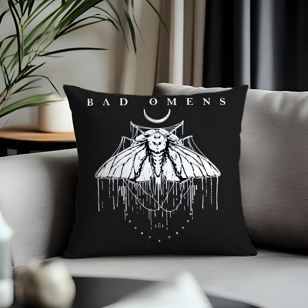Trending Bbad Omensed Cushion Cover Antidustmite Pillowcase Invisible Zipper Silky Short Plush Sofa Cushion Cover