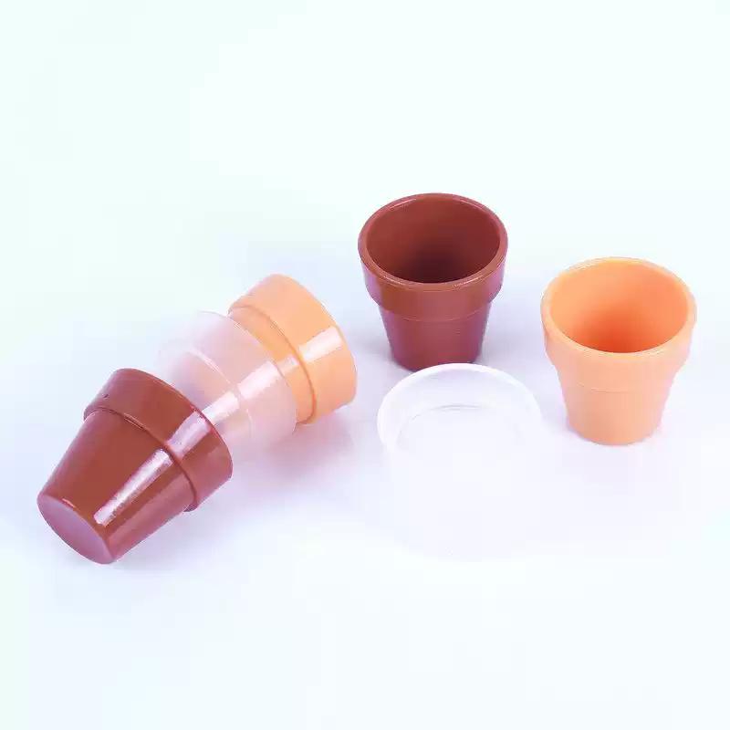 Miniature Flower Resin Pots Clay Planter Terracotta Dollhouse Accessories Fairy Garden Pots Mini Flower Pots Planters 10pc/lot