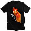 FCawFChicken TShirt 100 Cotton Tee Tops Streetwear Round Neck Sarcastic Rooster Tshirts Fashion ShortSleeve Clothes