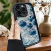 Phone Case: 2D flat design suitable for iPhone 18 17 16 15 14 13 Pro tiered protective case, bubble blueberry, Christmas and Halloween gifts