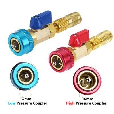 R134A R12 Valve Core Quick Remover Installer Tool For Car Air Conditioning Repair Tool Adjustable High Pressure and Low Pressure
