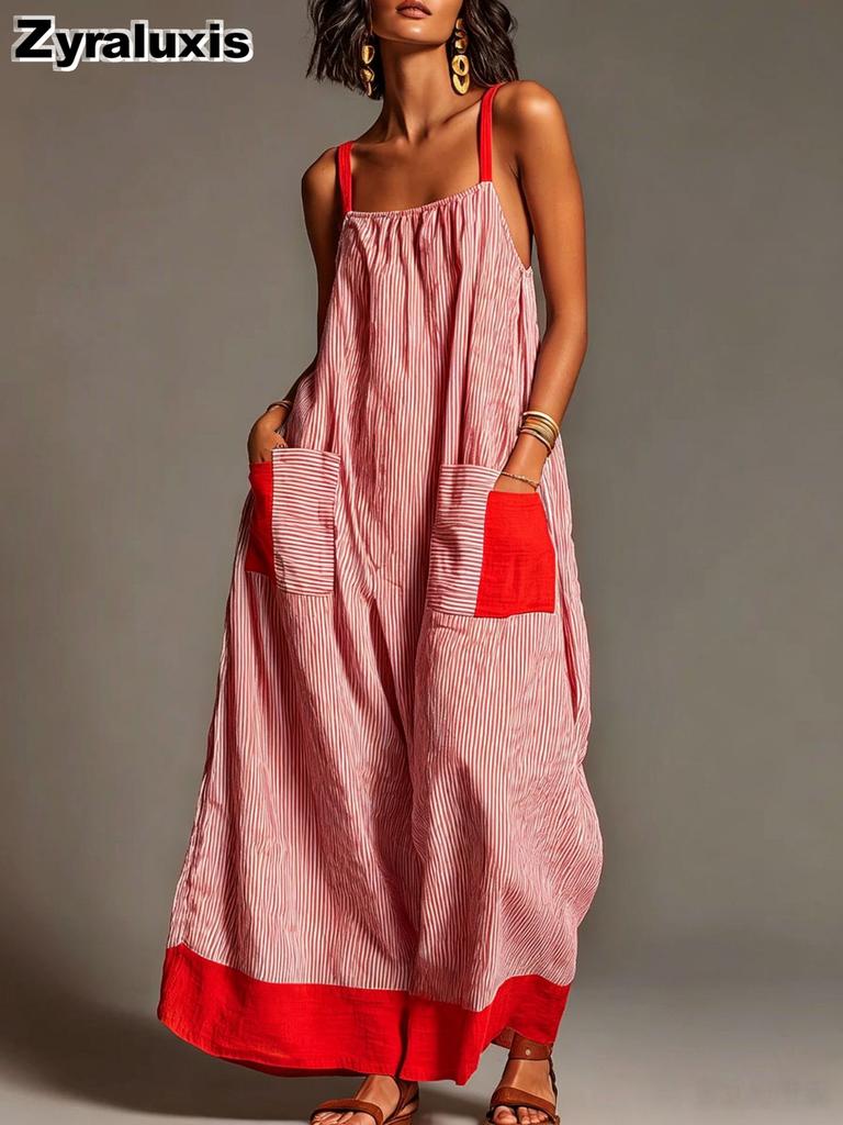 Gestreiftes Premium Tube-Kleid mit Bindebändern Sommer Neue Kollektion Elegante Urlaubsbekleidung Langarm Damenbekleidung