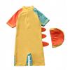 Uv Upf 50+ Swimsuit For Boys 98-104 3-4 Years Old Yellow