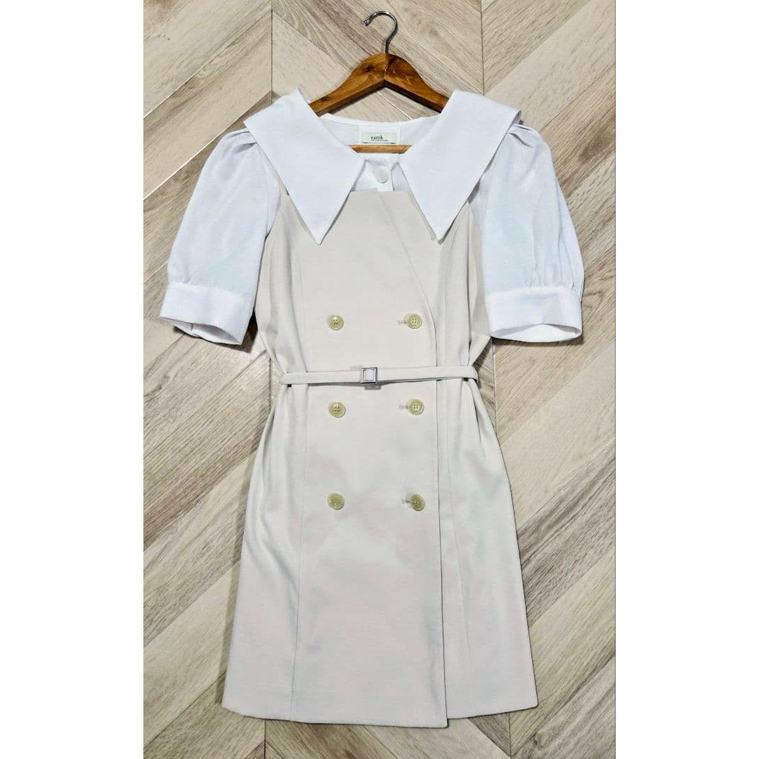 Final price! earth music & ecology ivory mini dress
