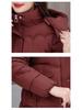 2025 Winter Women's Plus-Size Mid-Length Cotton Jacket - Warm and Fashionable for Mothers