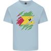 Zerrissenes Flaggentag Fußball Kinder T-Shirt Kinder