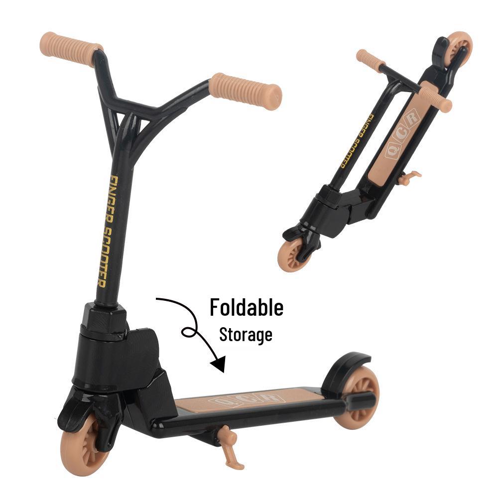 Mini Folding Finger Skateboard Scooter Toy - New Desktop Model