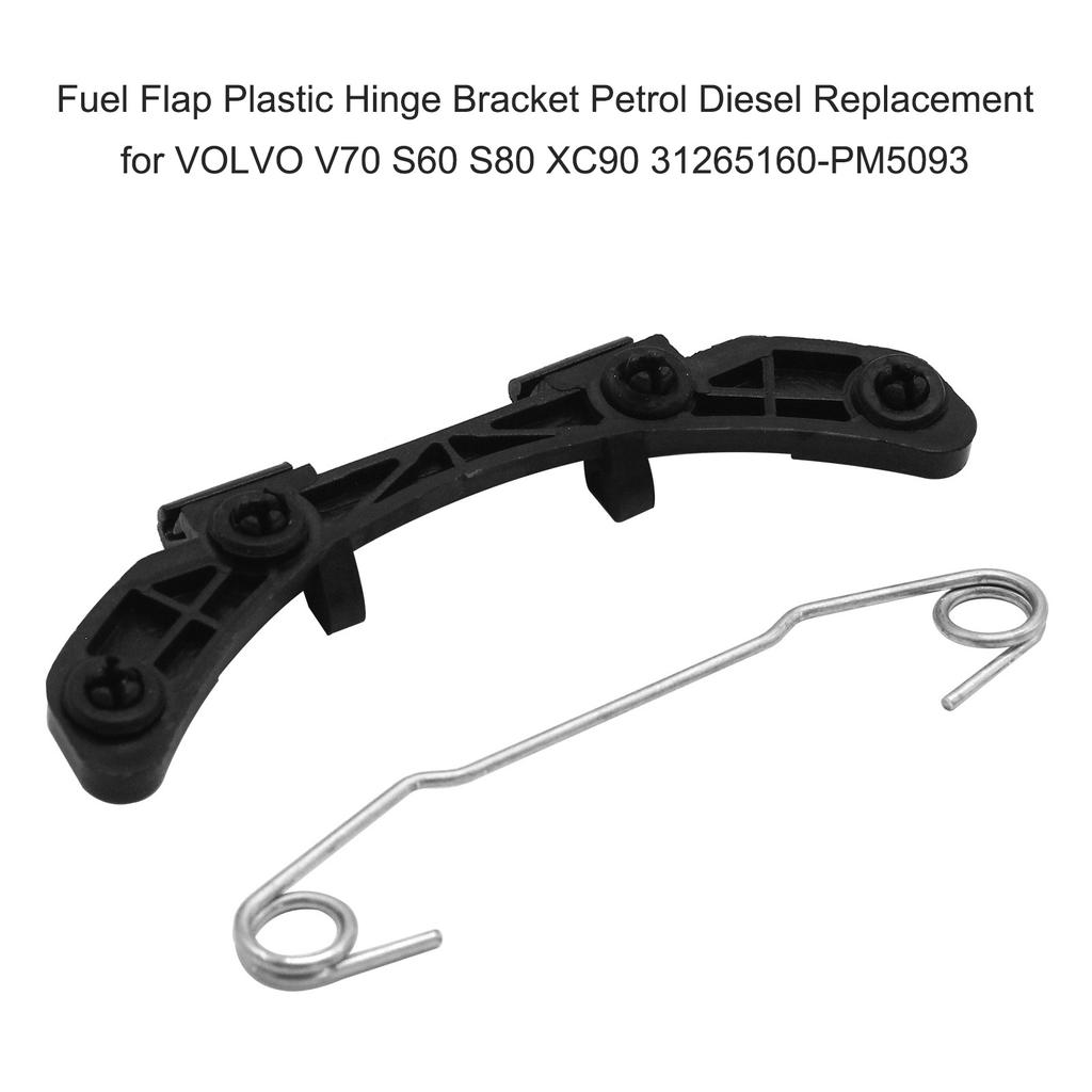 Fuel Flap Plastic Hinge Bracket Petrol Diesel Replacement for VOLVO V70 S60 S80 XC90 31265160 PM5093