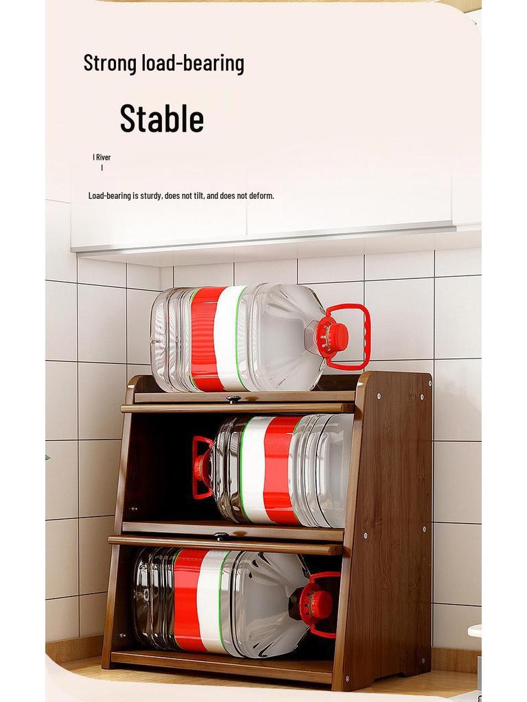 Solidna drewniana komoda i szafka do przechowywania w kolorze orzechowym do jadalni