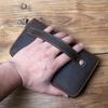 NZPJ Vintage Men Long Leather Wallet Crazy Horse Leather Mobile Bag Natural Cowhide Clutch Bag Multi Functional Wallet  Card Bag