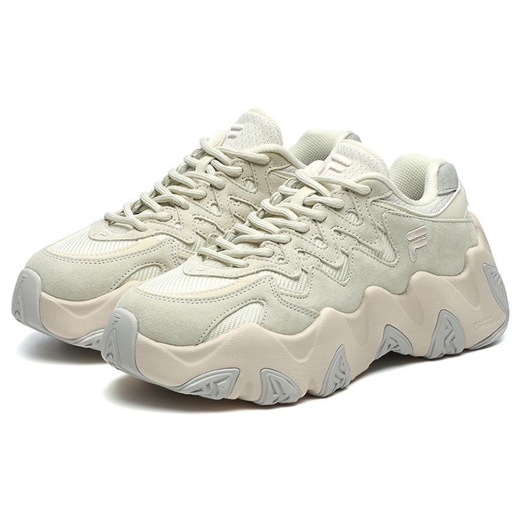 FILA Fusion Comfortable Versatile Low-Top Dad Shoes Women sneaker White T12W219101FWB
