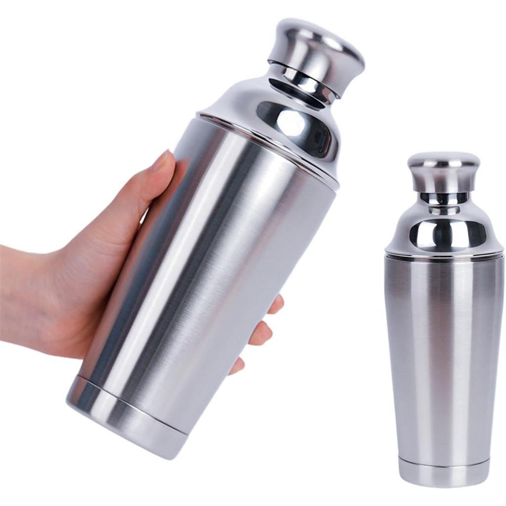 2025+ 24oz Cocktail Shaker - Insulated Double Wall, MartiniShaker, Drink Shaker, Built-in Strainer, Perfect for Home Bar