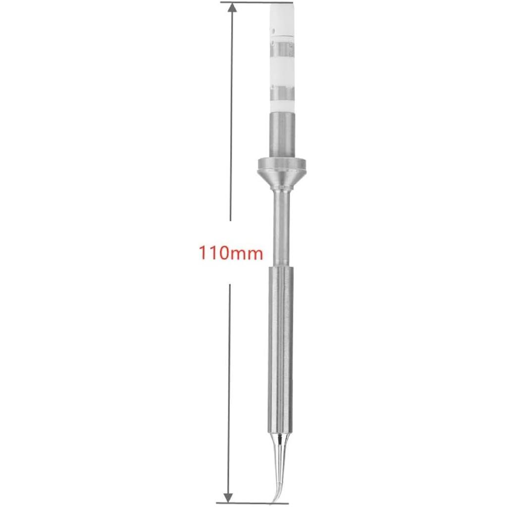 Stainless Steel Soldering Iron Tips Mini Pen Type Soldering Iron Replacement Tips for TS100 Soldering Iron(TS100-JL02)