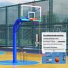 Lantuan Outdoor In-ground Adjustable Basketball Hoop