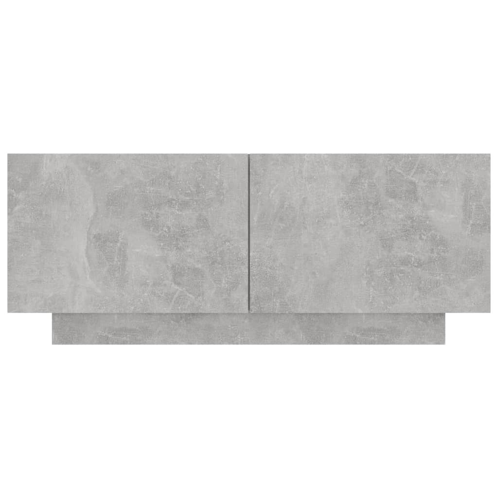 Vidaxl Szafka Nocna, Szarość Betonu, 100X35X40 Cm, Płyta Wiórowa
