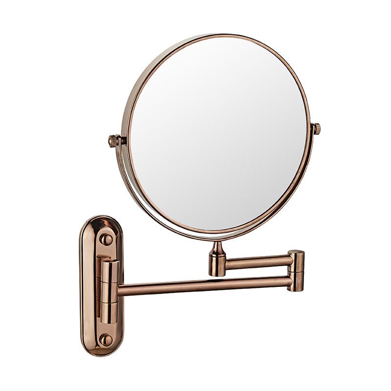 Kailer Wall-Mounted Double-Sided Rotating Telescopic Bathroom Vanity Mirror