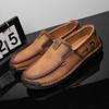 Plus Size Mężczyźni Skóra Dwoina Casual Skórzane Buty Męskie Mokasyny Wygodne Buty Jazdy Mokasyny Mężczyzna Mieszkania Buty