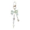Car Keychain for Women Girls Cute Keychain Bag Charms Metal Heart Bowknot Keychain Accessories for Backpacks Wallets