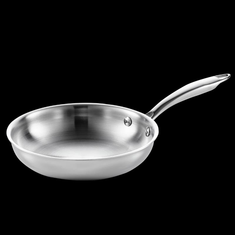 Shangheng 26cm 304 Stainless Steel Non-stick Frying Pan