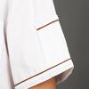 Chef Top Unisex Pocket Lightweight Comfortable Short Sleeve Stand Collar Catering Breathable Easy To Wash Chef Shirt for Work