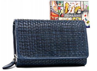 Elegant Women's Wallet Made of Natural Leather - Rovicky