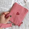 Makeup Bag for Women Girls, Cute Makeup Brushes Aesthetic Accessories Storage Bag Cherry Travel Toiletry Bag Organizer