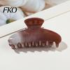 Damage-free Hair Clip Back Head Claw, Macaron Color Shower Clip, Smooth Surface Large Long Claw Anti-Slip Teeth Accessory for Buns Commuting