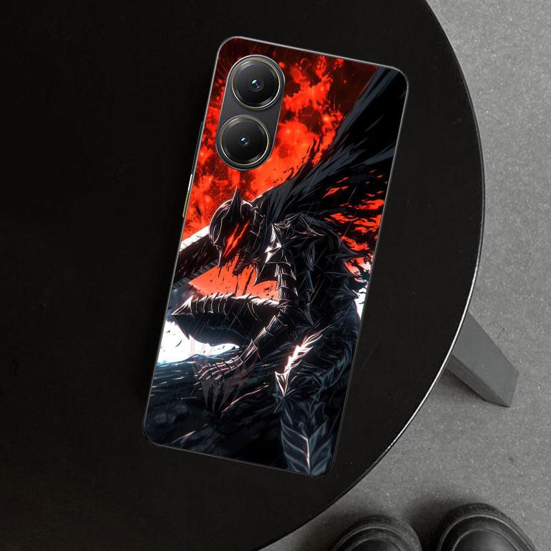 Guts B-Berserks Anime Phone Case Cover for Xiaomi Poco X6 X5 X7 Pro F7 Ultra Redmi 15C 15 13C 13 12C 12 10C 10 10A 9C 9A 9T 9 Co