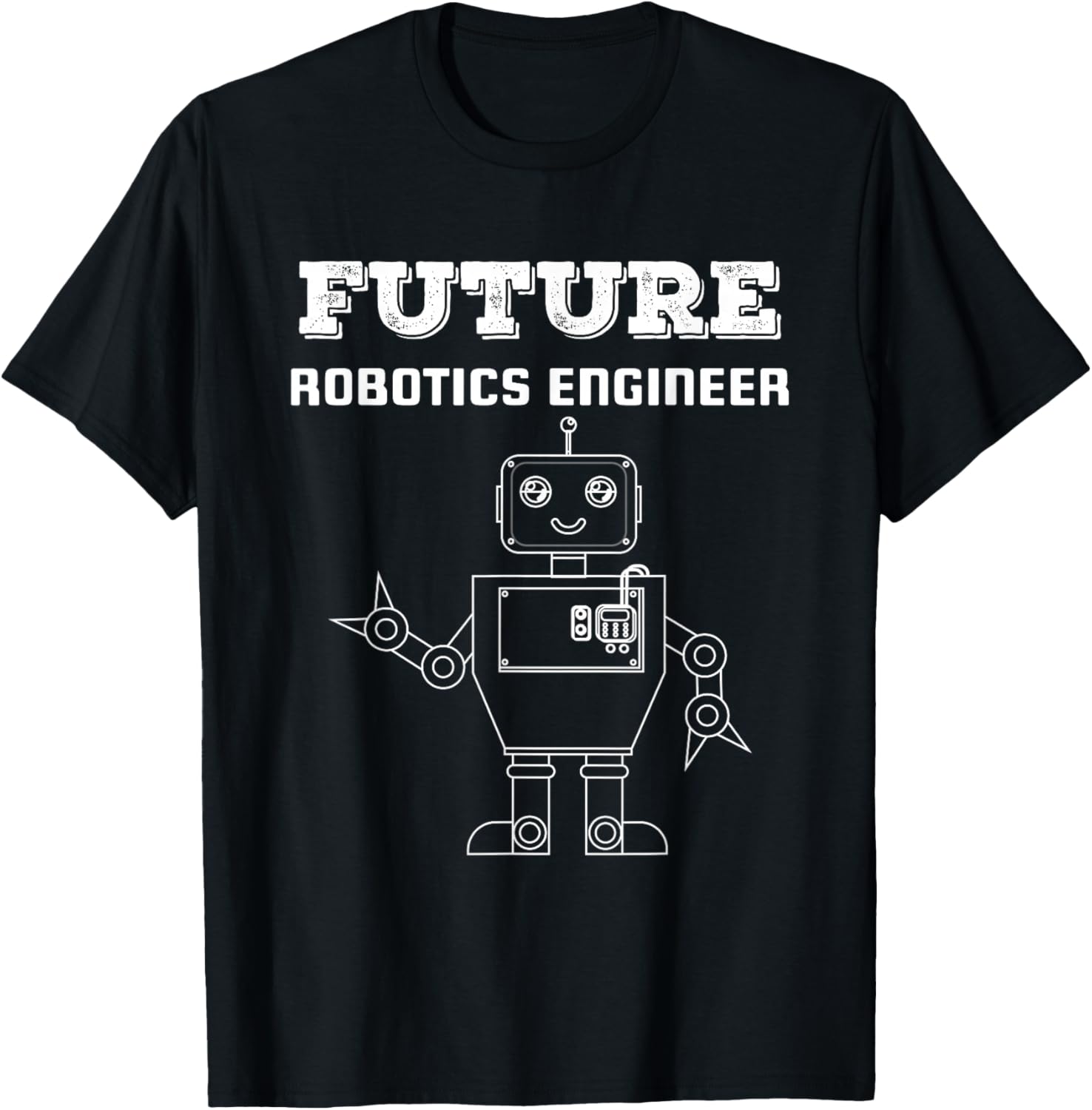 Future Robotics Engineer Funny Technology T-Shirt Unisex T-Shirt M