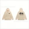 Mens Oversized Zip-Up Hooded Sweatshirt Casual Streetwear Cotton Pullover Fall