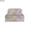 Square Buckle Jewelry Boxes Minimalist Leather Cosmetic Jar Dresser Table Desk Decoration Home Exquisite Jewelry Storage Jar